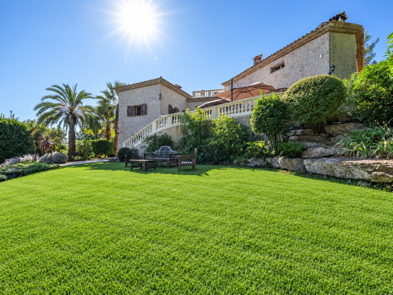 Façade côté jardin